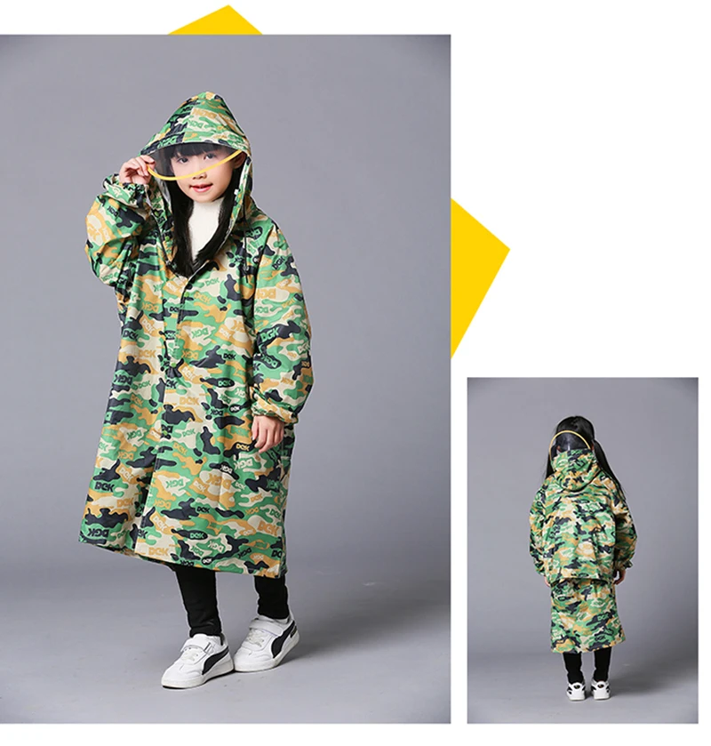 

Nylon Raincoat Kids Girls Waterproof Children Coat Kids Rain Poncho Cover Women Impermeable Ladies Coats Kids Raincoat Girls