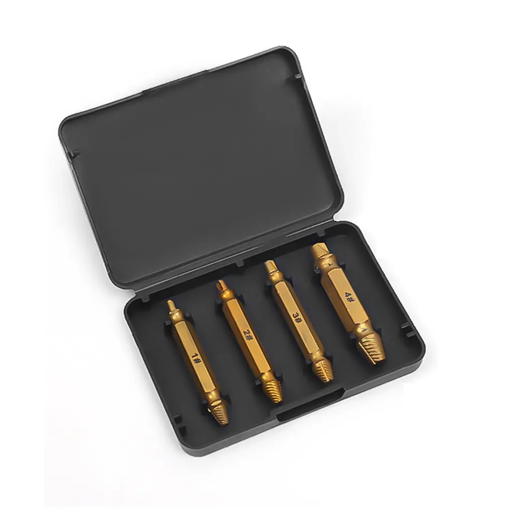 Набор для извлечения поврежденных отверток S2 4 шт. инструмент удаления сломанных