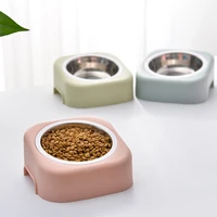 stainless steel dog bowl separable pet bowl puppy feeding water bowl for dog cats food pet feeder bowls product supplies stuff