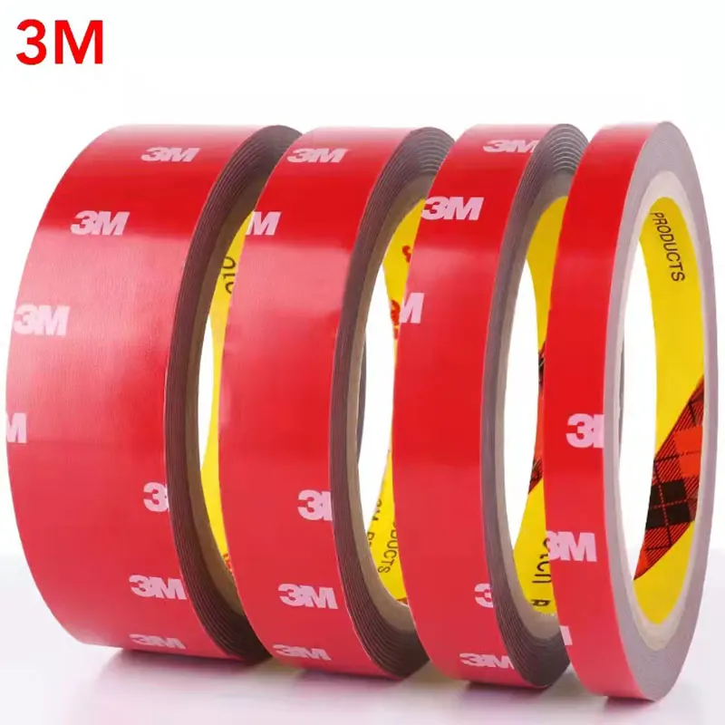 

3M 4229 Auto Heavy Duty Mounting Double Sided Adhesive Foam Acrylic Tape Pressure Sensitive Adhesive 6MM*3M Tape Grey Color 1Pcs