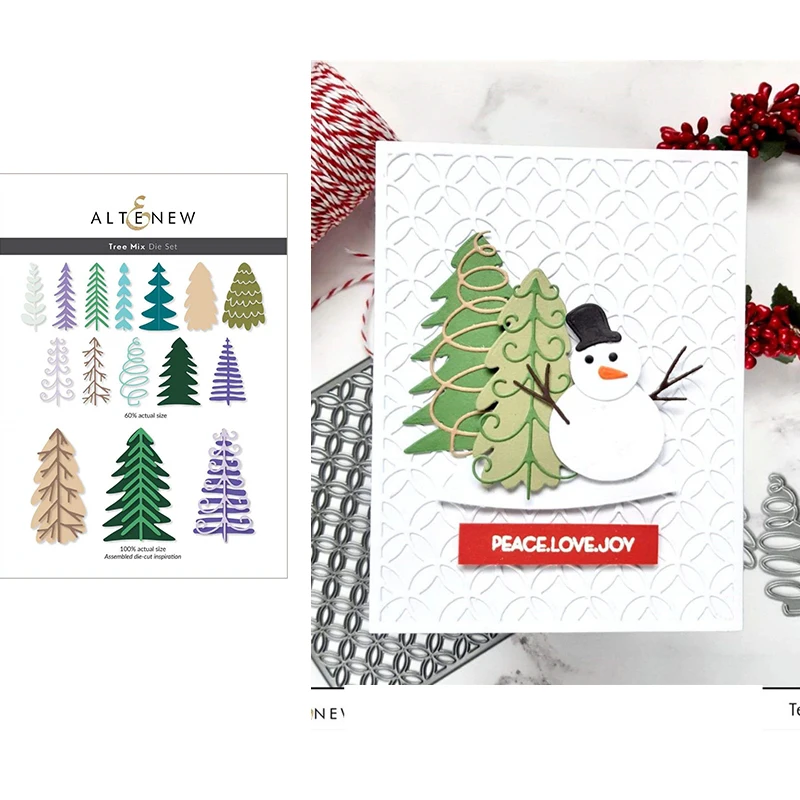 

Exquisite christmas tree Metal Cutting Die New Arrival 2021 Diy Molds Scrapbooking Paper Making Cuts Crafts Template Handmade