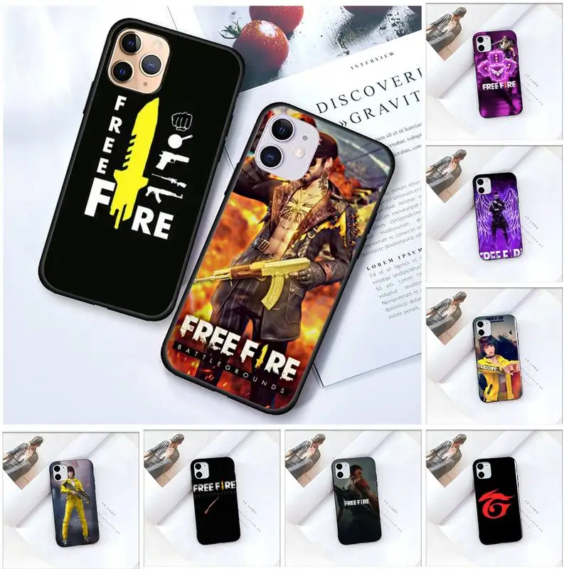 

Free Fire Game Phone Case For iPhone 12 Mini 11 Pro XS Max X XR 7 8 Plus