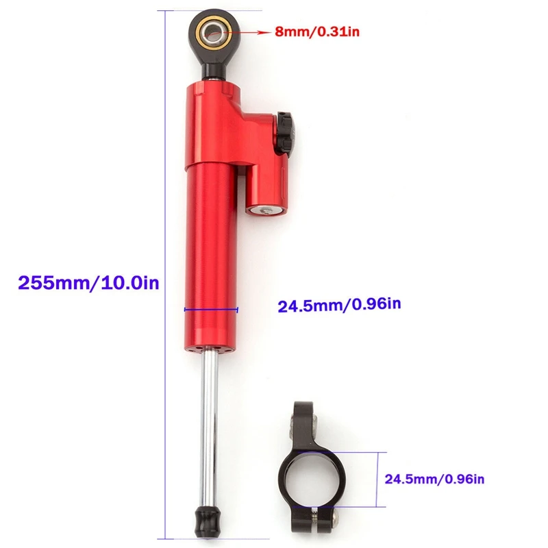 

Motorcycle Damping Bracket Linear Reversal Adjustable Steering Shock Absorber for Kawasaki Z1000 2014 2015 2016 2017