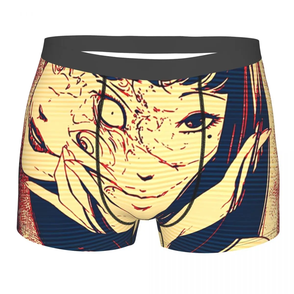 

Vintage Art Japanese Horror Manga Tomie Ito Junji Underpants Breathbale Panties Male Underwear Print Shorts Boxer Briefs