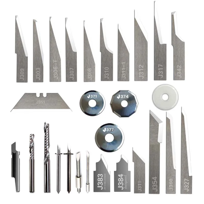 Вибрирующий нож из вольфрамовой стали JWEI 2 шт. колеблющееся лезвие резак с ЧПУ для