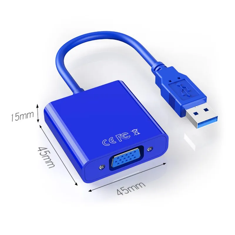 USB 3 0 к VGA видео графический дисплей карты внешний адаптер кабель для ТВ |