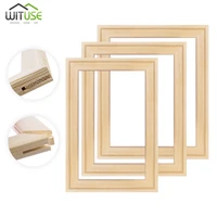 buckle type professional stretcher strips bars diy wood canvas frame for oil painting wall art diamond paintings home decor