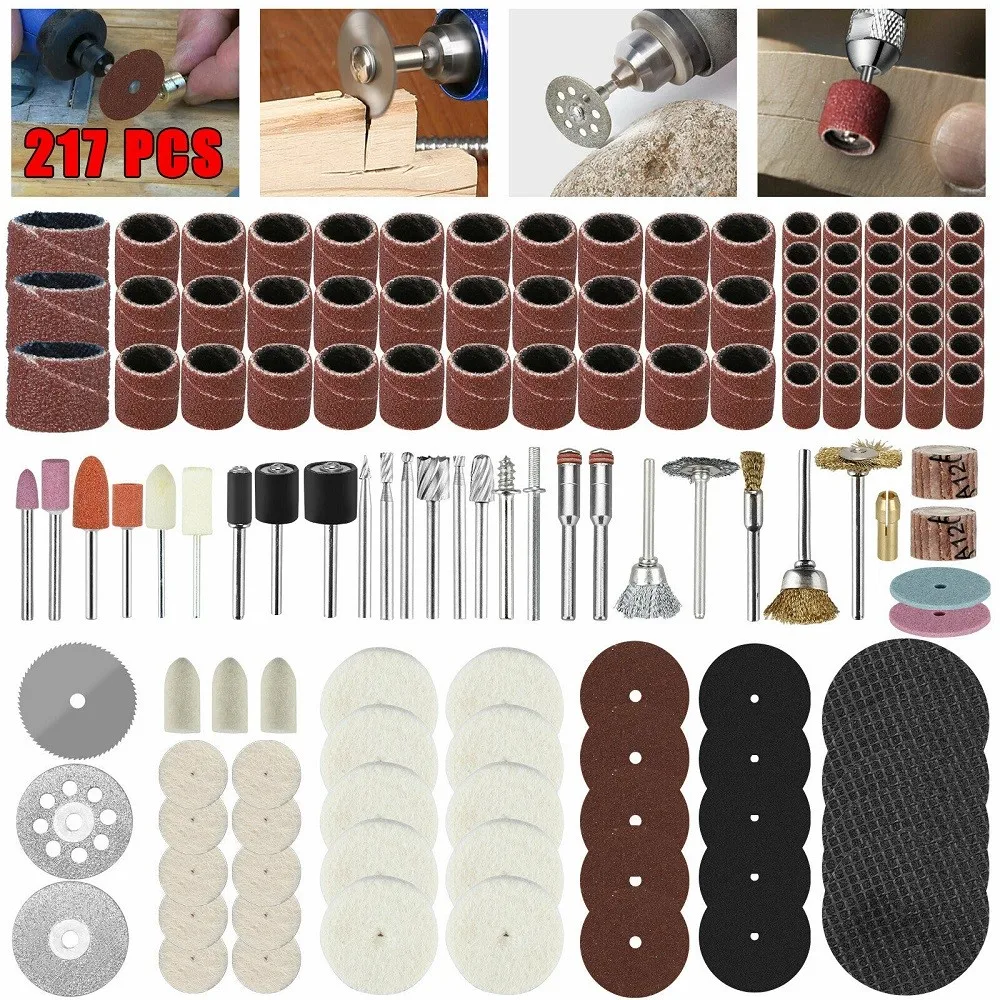 

Accessories Rotary Tool Kit Cutting Grinder Kit Sanding Set Hot Hot Sale