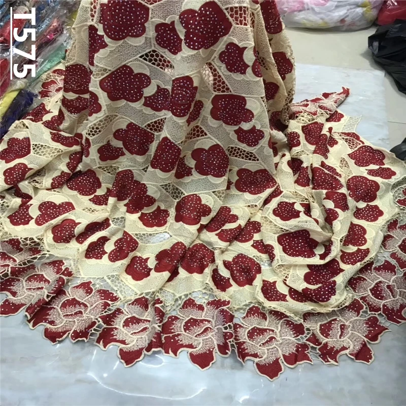 Африканская кружевная ткань белого цвета гипюровая 2019 высокое качество