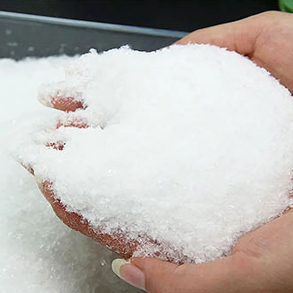 

Рождественские искусственные снежинки, Искусственные пластиковые сухие снежинки, имитация снега, украшение, 280 г, креативный подарок для ве...