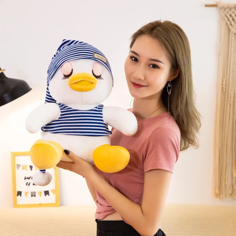 3 цвета уродливая утка в шапке плюшевая игрушка мультяшная Милая Утка Мягкая