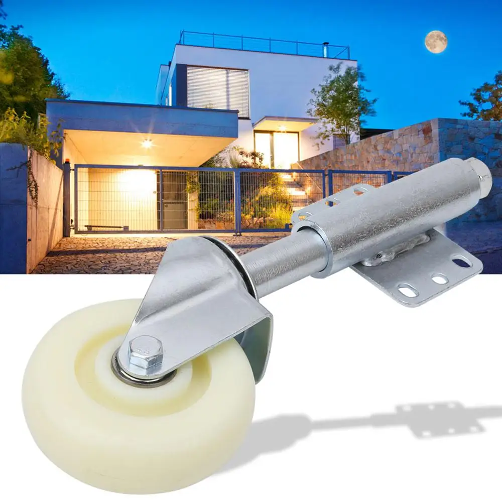 4 дюймовое нейлоновое колесо для ворот пружинное Поворотное Колесо сверхмощное