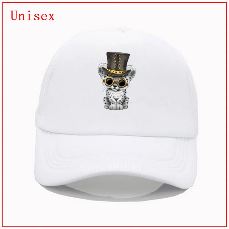 Женские солнцезащитные козырьки в стиле стимпанк с изображением снежной