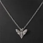 Винтажные Аксессуары для животных, цепочка с подвеской в виде головы черепа для женщин и мужчин, подарок