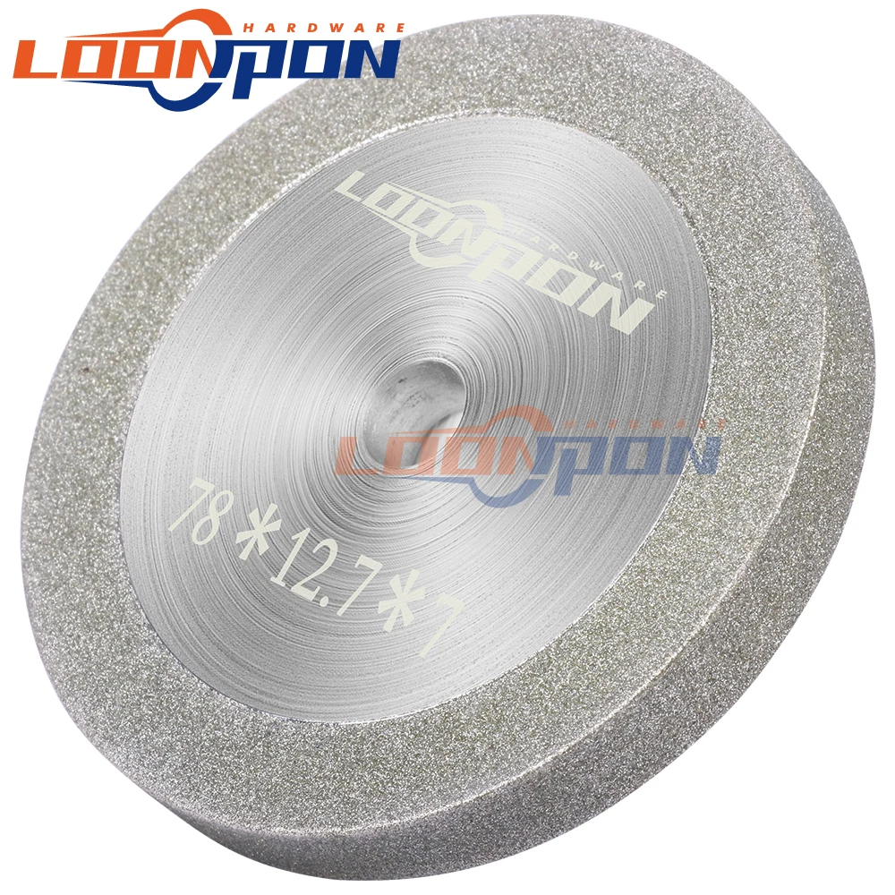 

78mm/80mm Electroplated Flat Diamond Grinding Wheel For Metal Milling diamond disc sharpening Accessories