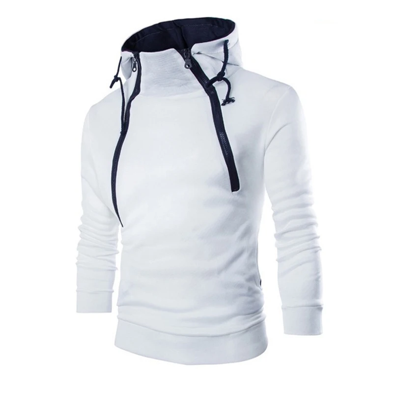 Толстовки мужские толстовки теплый воротник шарфа 2019 модная толстовка с