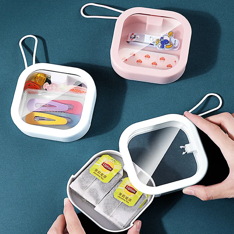 

2 шт., пластиковые мини-контейнеры для хранения ювелирных изделий