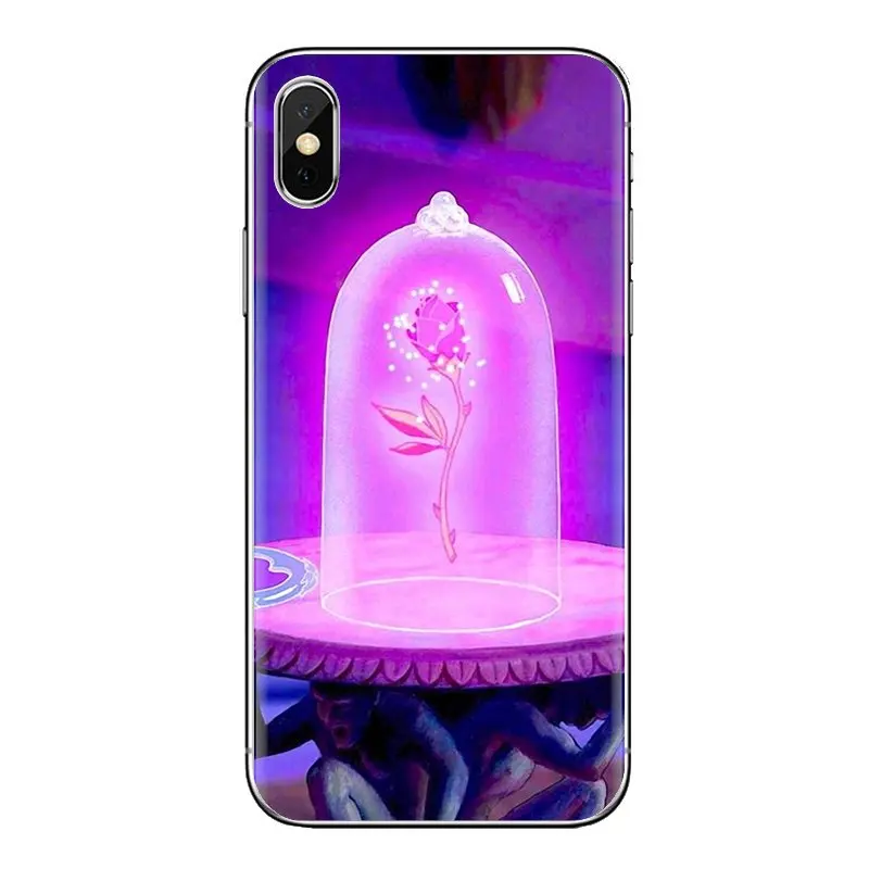 TPU Cases Covers red rose stained glass beauty beast For Huawei Honor 5A LYO-L21 Y6 II Compact Y5 2 Y5II Mate 10 Lite Nova 2i 9i |