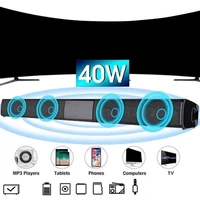2021 new 40w super power wireless bluetooth compatible soundbar speaker home theater tv soundbar subwoofe with remote control