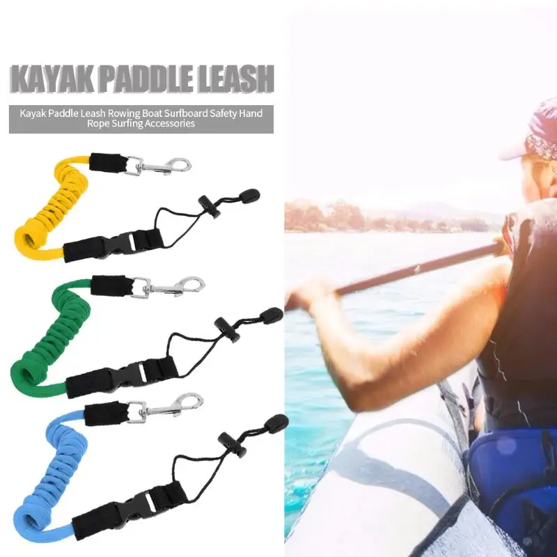 Surfing Kayak Leash Rope Boat Safety Paddle Stand Up Hand For Surfboard Accessories Dropshipping | Спорт и развлечения