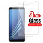 3 шт. защитное закаленное стекло для Samsung Galaxy J4 A7 A6 A8 + 2018 J6 Plus Защитная пленка для экрана J2 Core Pro 2018 J8