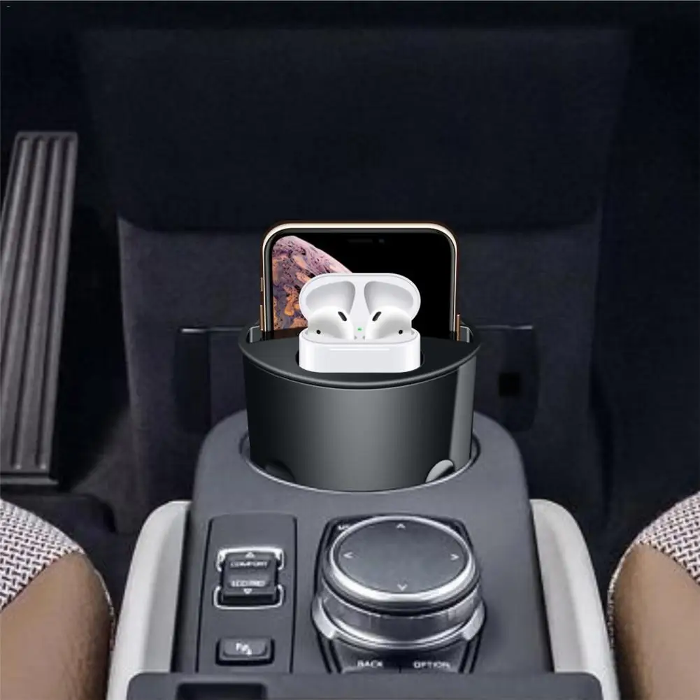 Беспроводное зарядное устройство QI для IPhone AirPods Apple Watch автомобильное с водяной