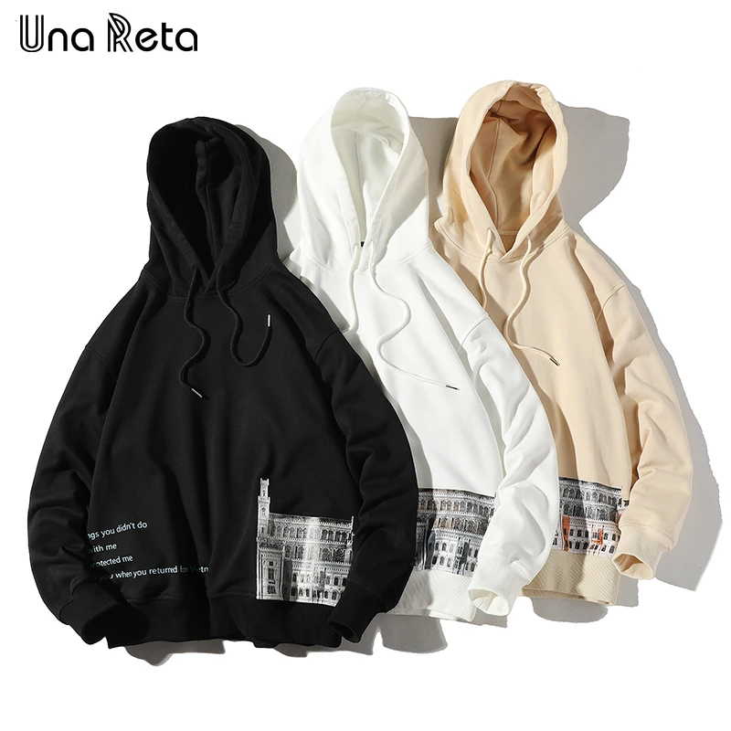 Una Reta Мужская толстовка новинка хип хоп толстовки мужской спортивный костюм