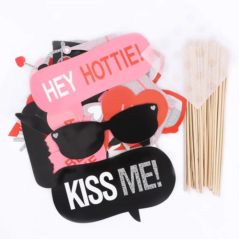 Фотоинструменты 27 шт./компл. Хэллоуина креативные очки для бороды кошка