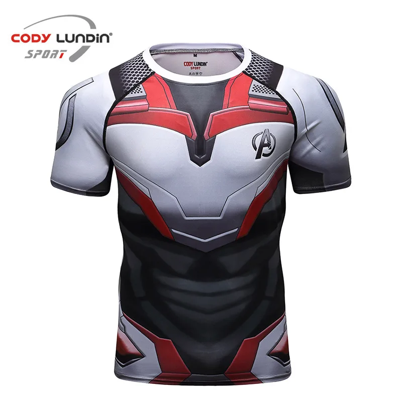 

Endgame Quantum War Men's Compression Shirt Short Sleeve 3D Print T Shirt