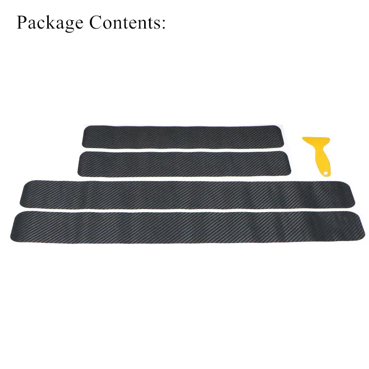 4 шт./компл. защитные наклейки на пороги автомобиля и Переводные картинки из