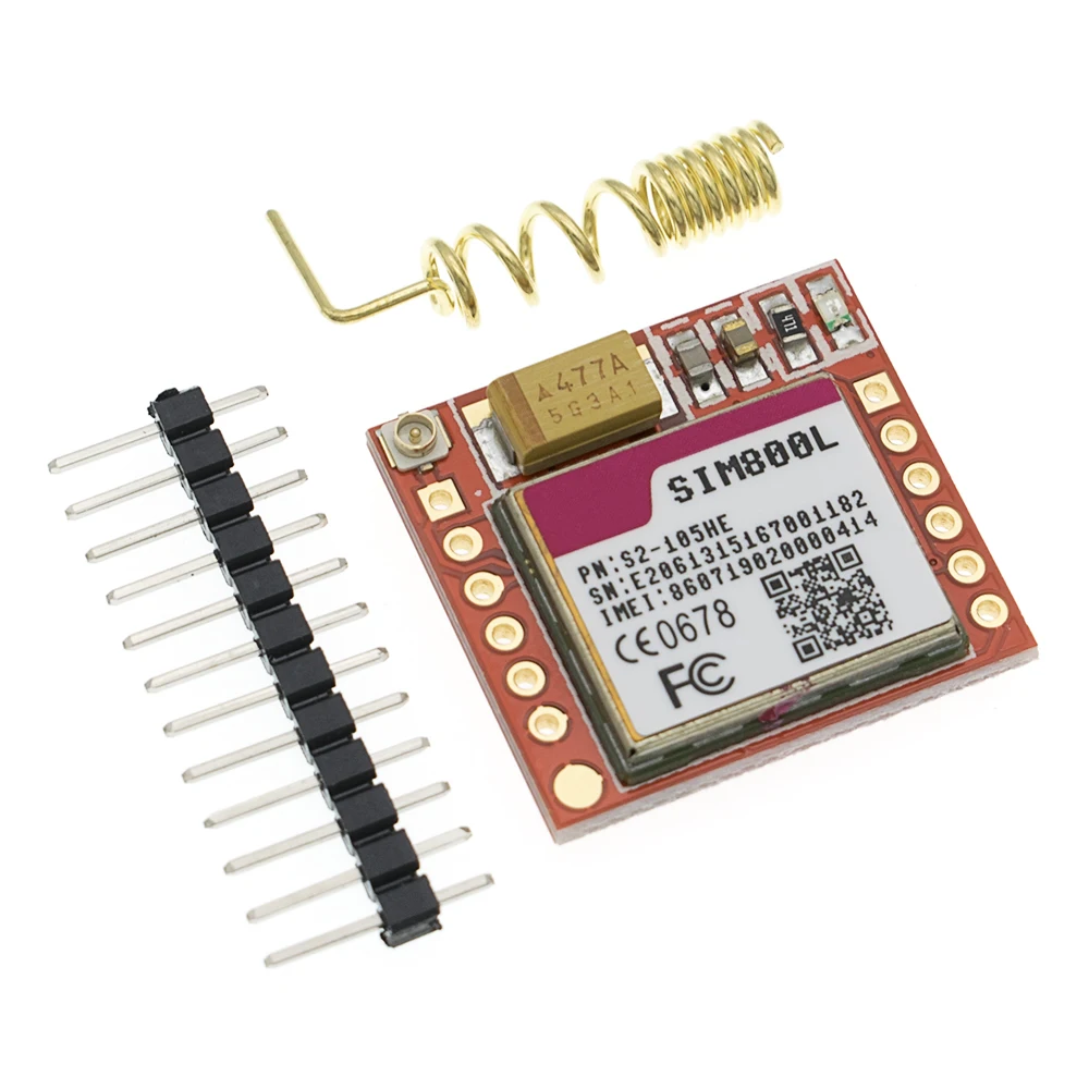 10 шт./лот самый маленький SIM800L GPRS GSM модуль MicroSIM карта Core плата четырехдиапазонный