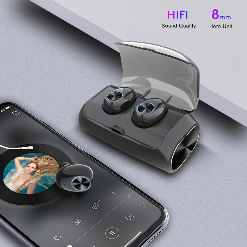 TWS стереонаушники CALETOP V6 с поддержкой Bluetooth 5 0 и микрофоном|Наушники гарнитуры| |