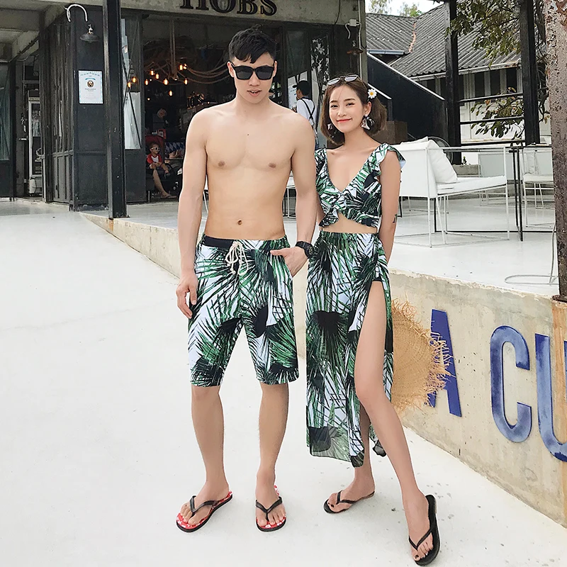 

2020 летние Семейные пляжные шорты для пар, спортивные короткие пляжные купальники, мужские плавки для плавания, водные спортивные купальник...