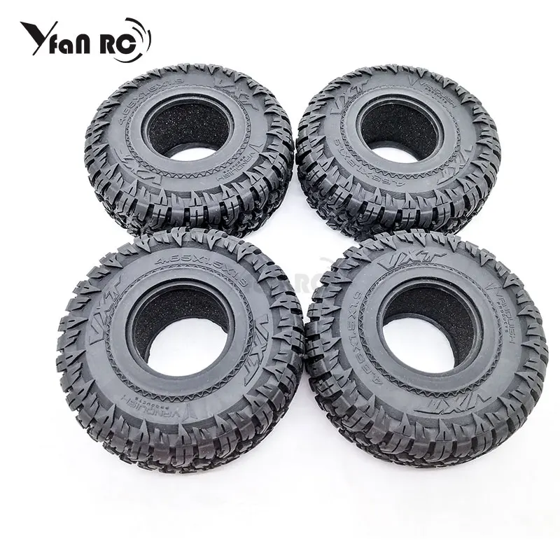 4 шт. 118 мм 1 9 &quotрезиновые шины/шины для 1:10 RC Rock Crawler Axial SCX10 90047 D90 D110 TF2 TRX 4|Детали и