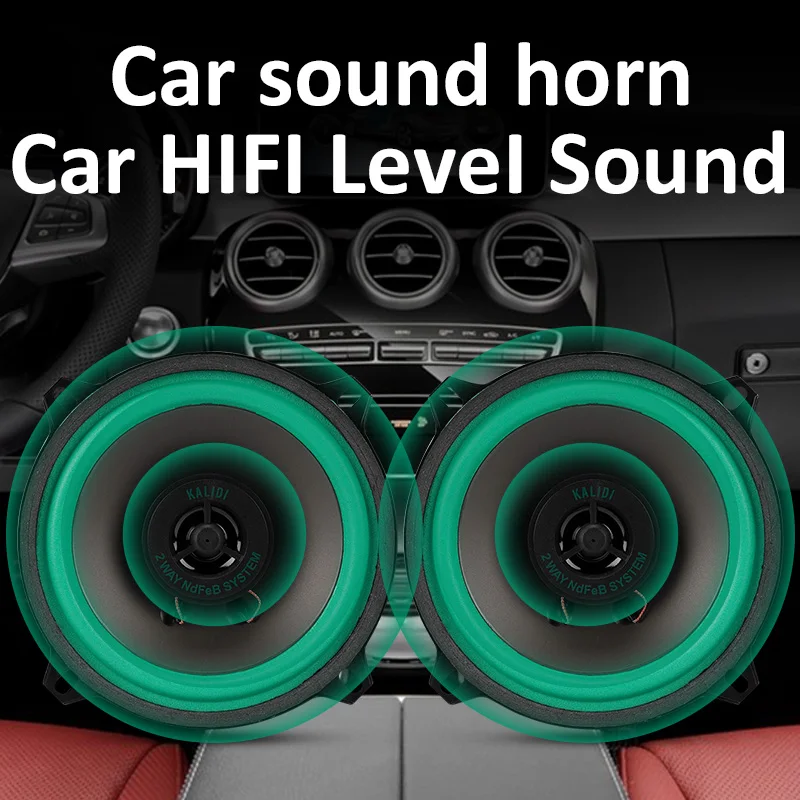 1pcs 5 Inch 100W Universal Car HiFi Coaxial Speaker Vehicle Door Auto Audio Music Stereo Full Range Frequency Speakers for Cars |