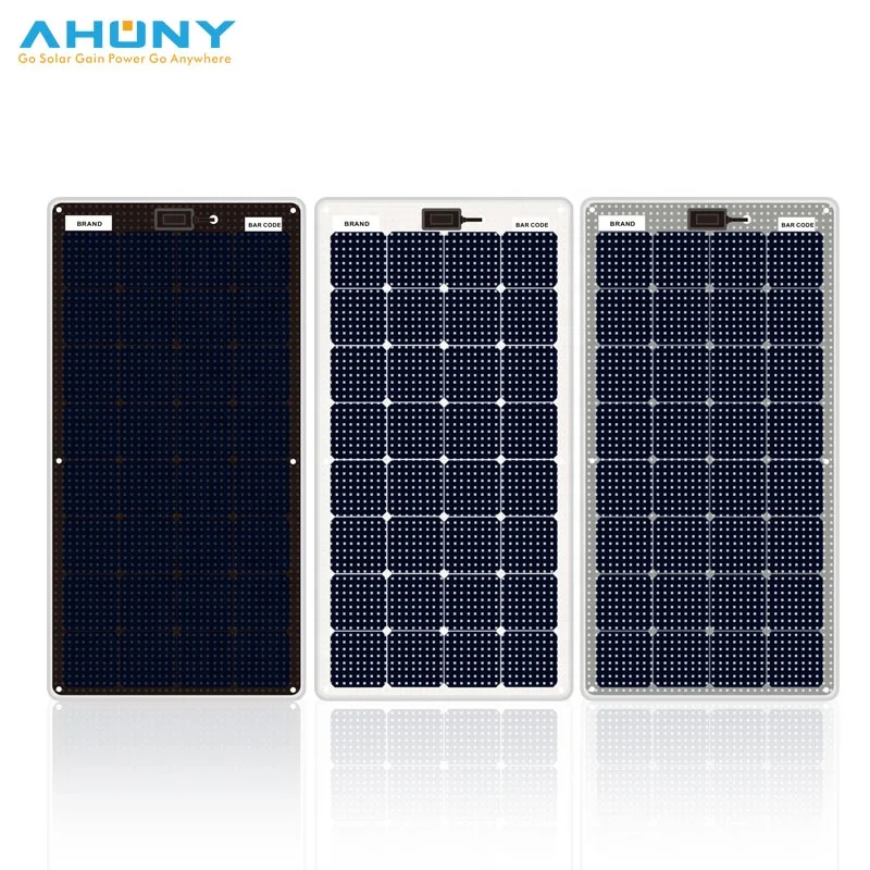 

walkable solar panel 110w anti slippery surface semi flexible solar panel rough ETFE from Japan for marine riverside boat yacht