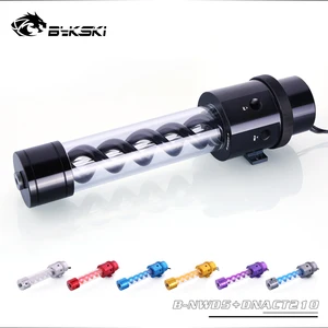 Bykski B-NWD5+DNACT, Bykski D5 Series Pumps With Virus-T Reservoir, 140210mm, Maximum Flow 1100LH, Maximum Lift 3.8 Meter,