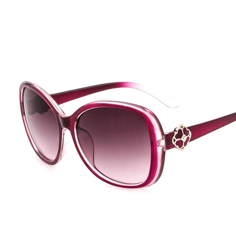 Ретро Винтажные женские солнцезащитные очки с цветком оригинальные фирменные