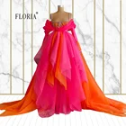 Ярко-Розовое женское платье для выпускного вечера, 2022 Тюлевое сексуальное бальное платье без рукавов с бусинами, вечернее вечерние, платье для вечеринки, платье для выпускного вечера