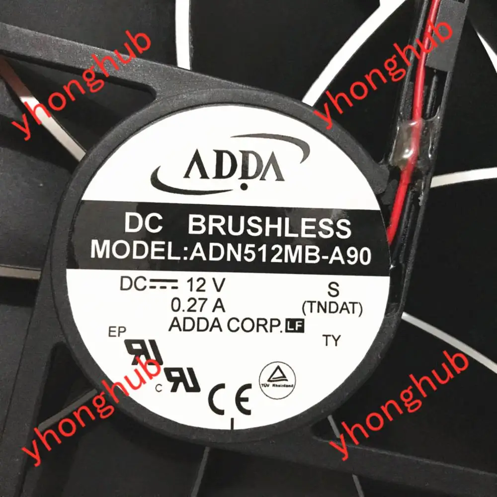 Охлаждающий вентилятор для сервера ADDA ADN512MB A90 S DC 12V 0.27A 135x135x25 мм|square fan|server fandc fan 12v |