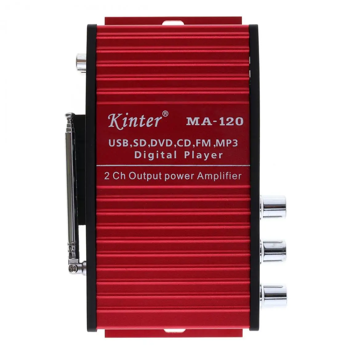 Kinter MA-120 12 В 2CH HIFI автомобильный усилитель мощности fm-радио стерео музыкальный плеер Поддержка USB SD DVD MP3 вход для авто мотоцикла