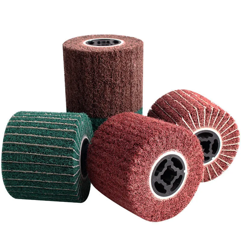 Полировальный диск из нержавеющей стали нейлоновая щетка с откидной крышкой для