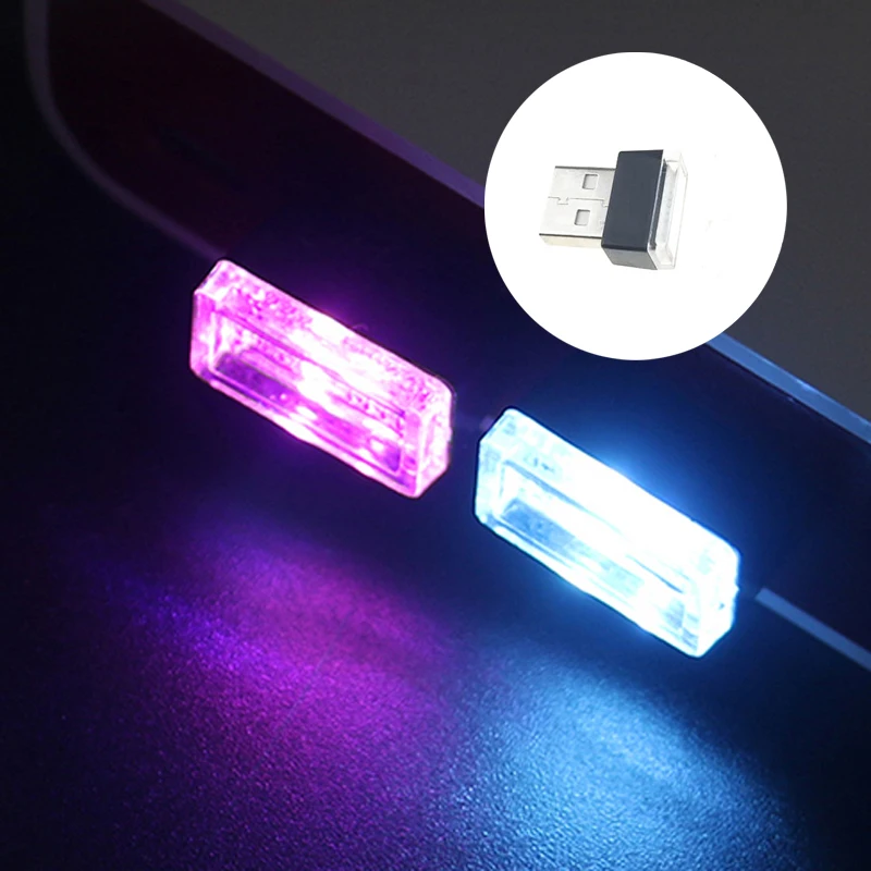 1 шт. атмосферный светодиодный USB-светильник в форме автомобиля для Volkswagen VW Polo Golf 4