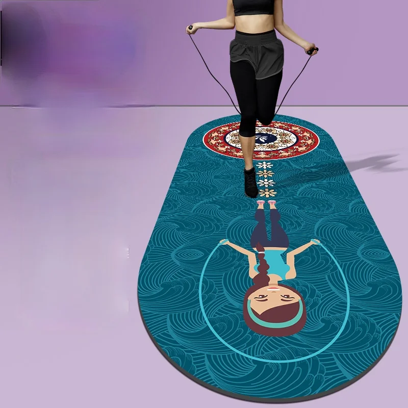 

Profesional Sports Yoga Mat Gym Floor Mute Soundproof Anti Slip Yoga Mat Cartoon Print Cute Esterilla Yoga Equipment DI50YJD
