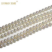 wholesale 100 natural aaa round brilliant shape freshwater pearl beads for jewelry making diy bracelet necklace 8 9mm