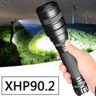 Xhp90.2 светодиодный фонарик велосипедный фонарик водонепроницаемый 18650 батарея ударопрочный самооборона жесткий свет масштабируемые лампы лампы