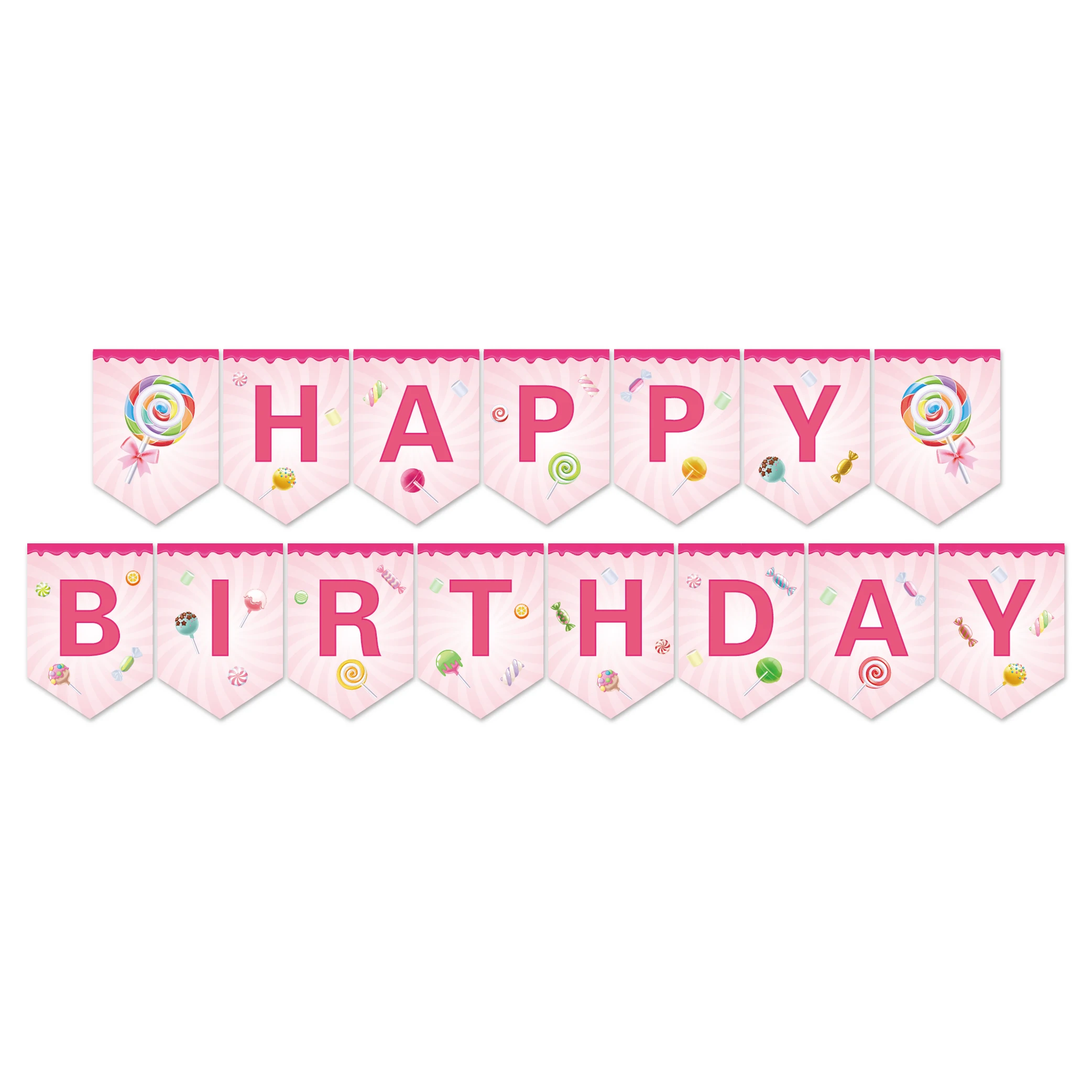 Сладкий Леденец тематическая вечеринка на день рождения украшения Розовый сахар