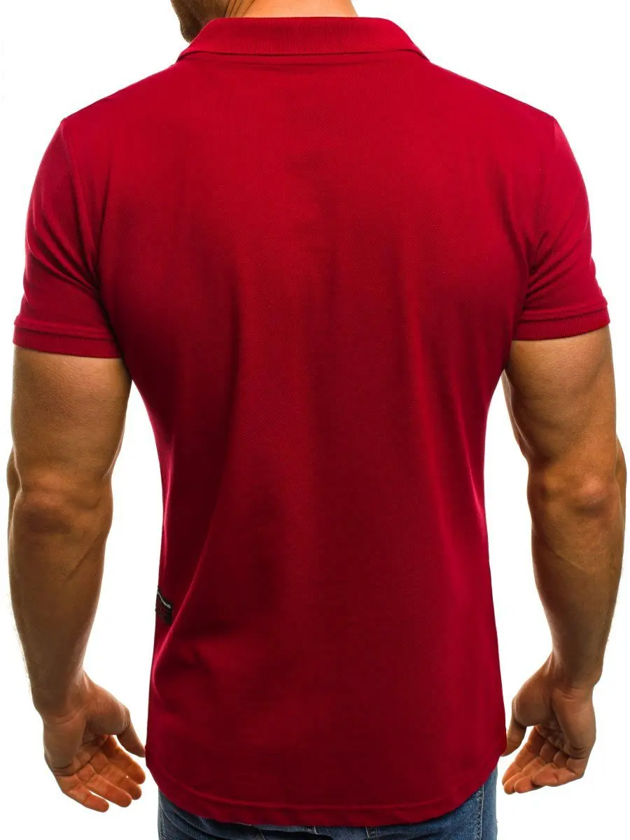 

Summer New Polo shirt men Solid Turn Down Collar Men's Short Sleeve Polo Shirt Half Zipper Pocket Loose Casual Tops Brand Male C