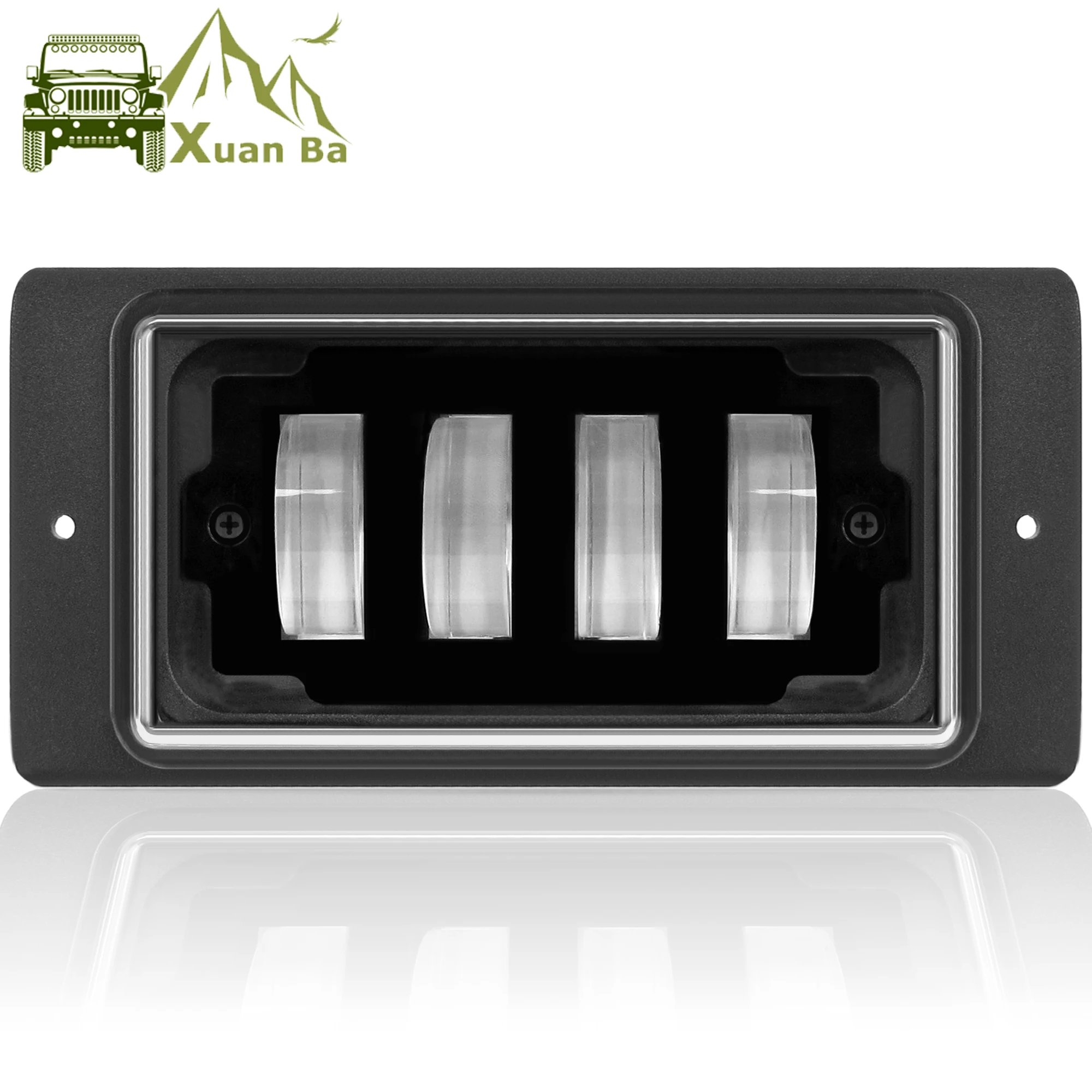 

6D объектив 6 дюймов квадратный светодиодный противотуманный светильник для