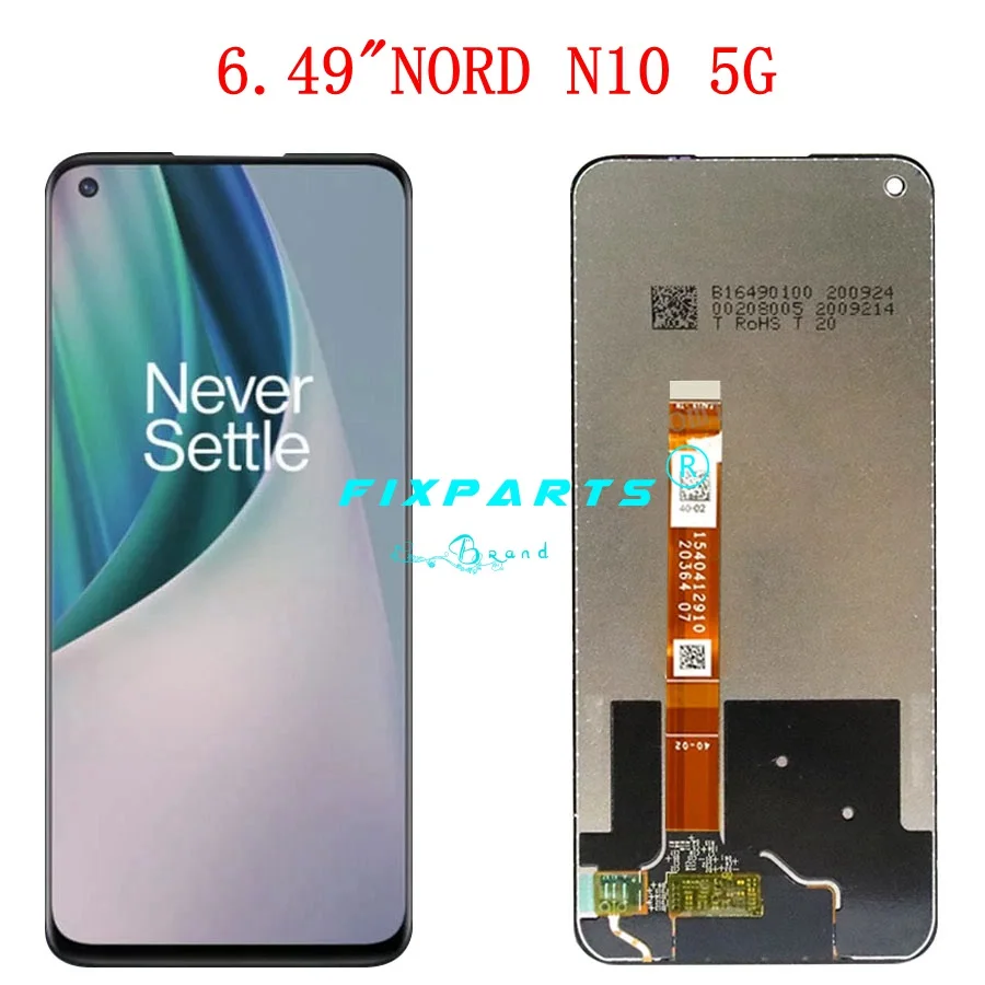 Оригинал для Oneplus Nord N10 5G ЖК дисплей NORD N100 кодирующий преобразователь сенсорного